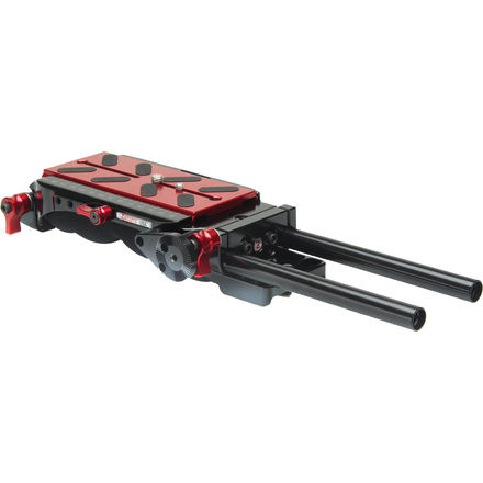 Zacuto VCT Baseplate w vct plate and arm- FS7 - Red - Ursa