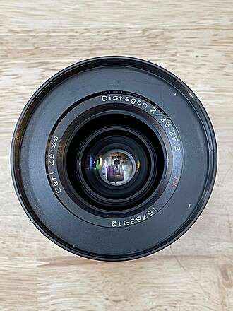 Zeiss ZF 35mm F 3.5 EF Duclos Mod Lens