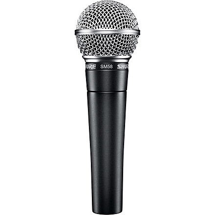 Shure SM58-LC Dynamic Microphone with stand and cables