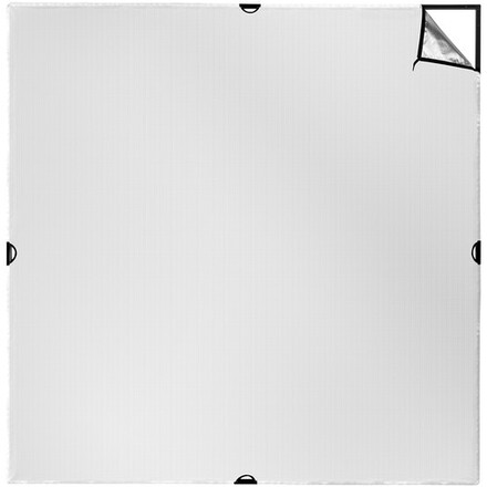 6 x 6' Scrim Jim Silver/White Bounce