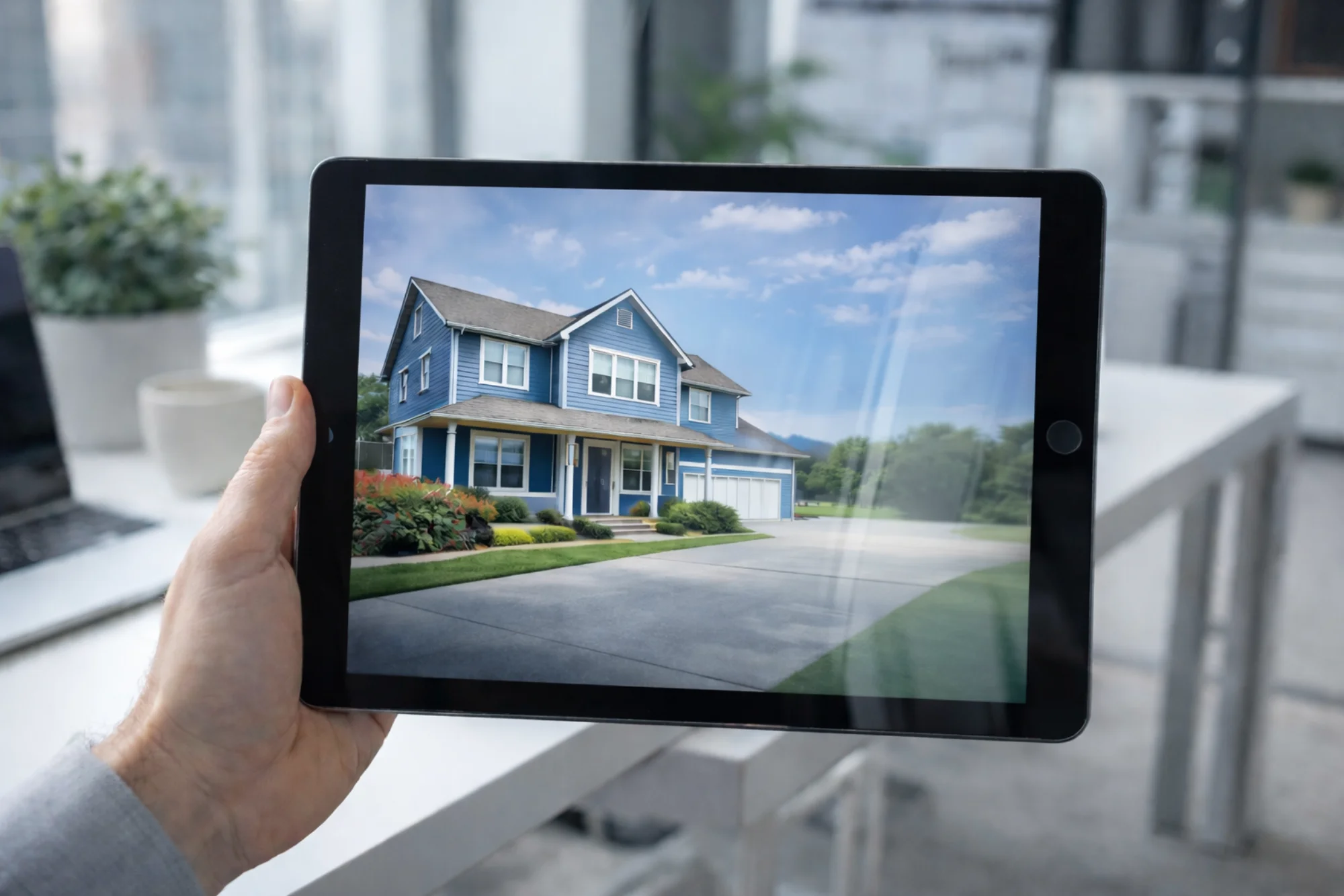 OTT advertising examples on tablet