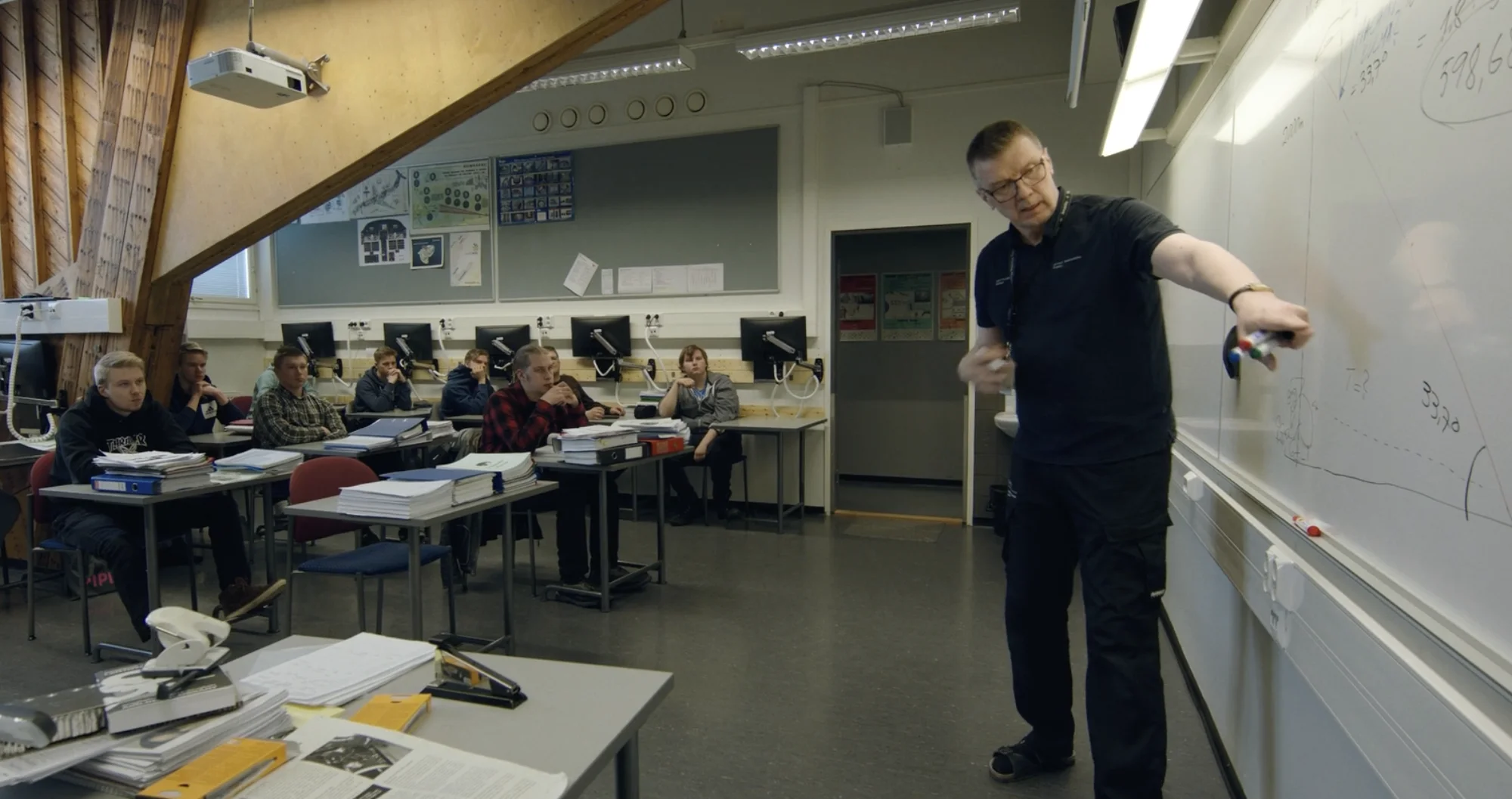 Seattle production crew framing hero interview for brand storytelling