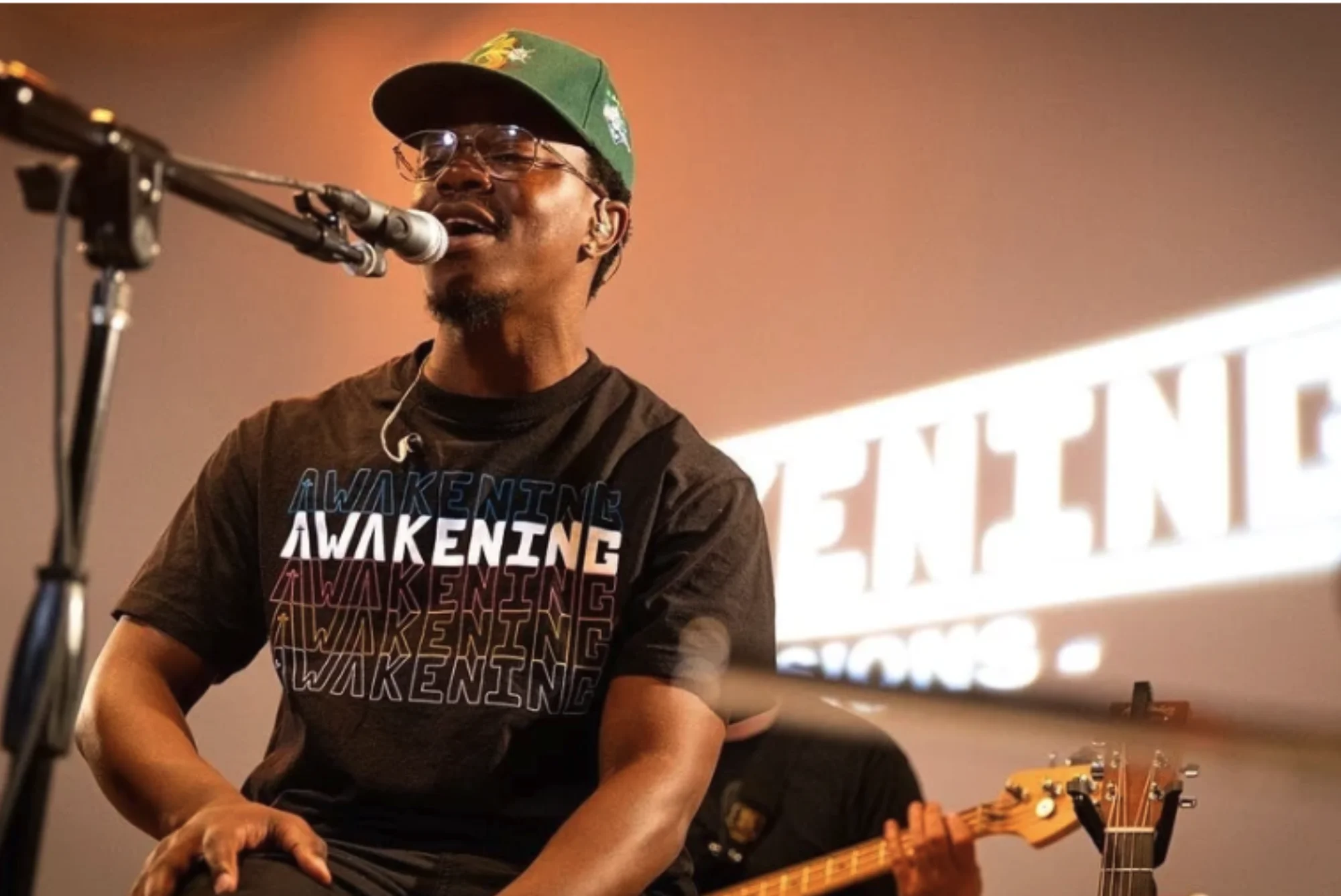 Podcast production setup