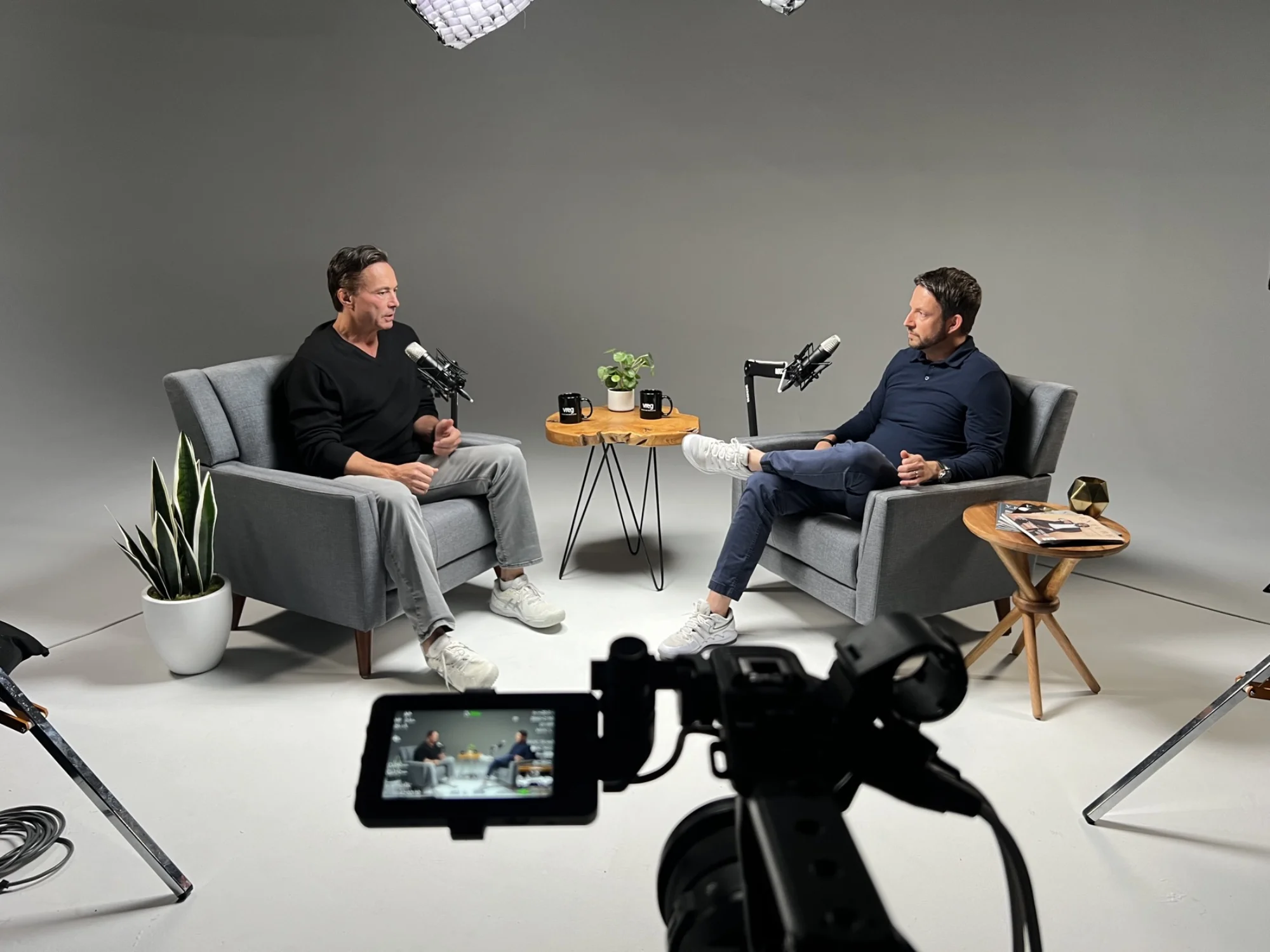 Interview production setup